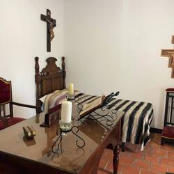 Zimmer des weltlichen Verwalters und Justizbeamten Vicario de Tudía