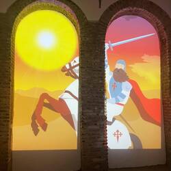 Das Museum ist didaktisch auf der Höhe der Zeit. Schlacht gegen Araber in 10 Minuten. Top gemacht!