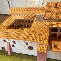 Modell der Klosteranlage
