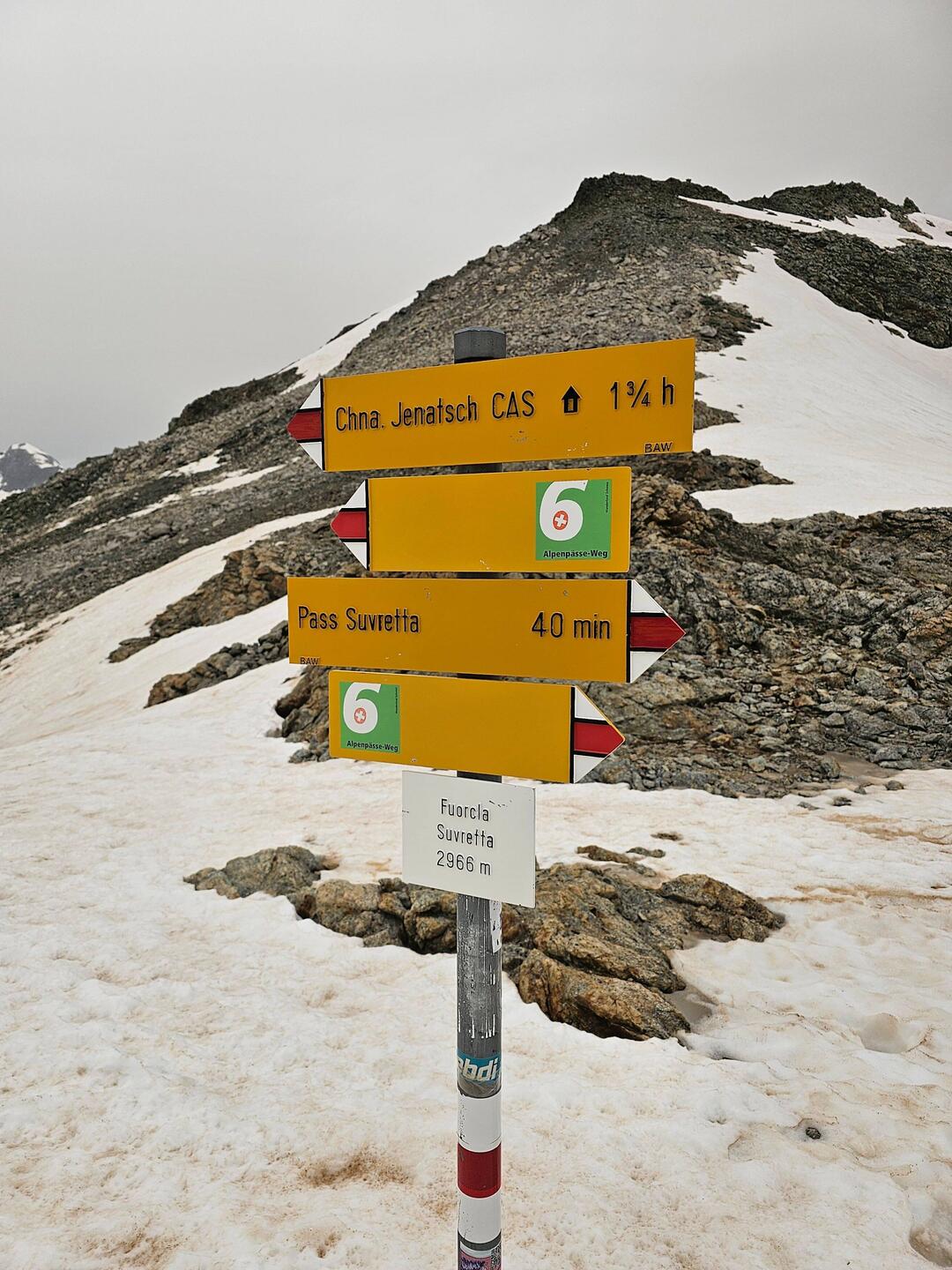 Ich bin am träumen während dem wandern.