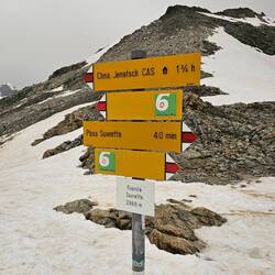 Ich bin am träumen während dem wandern.