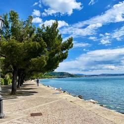 Arrivée à Trieste. Un petit air de côté d'azur… qui ne durera pas