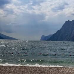 die Surfer hatten trotzdem ihren Spaß