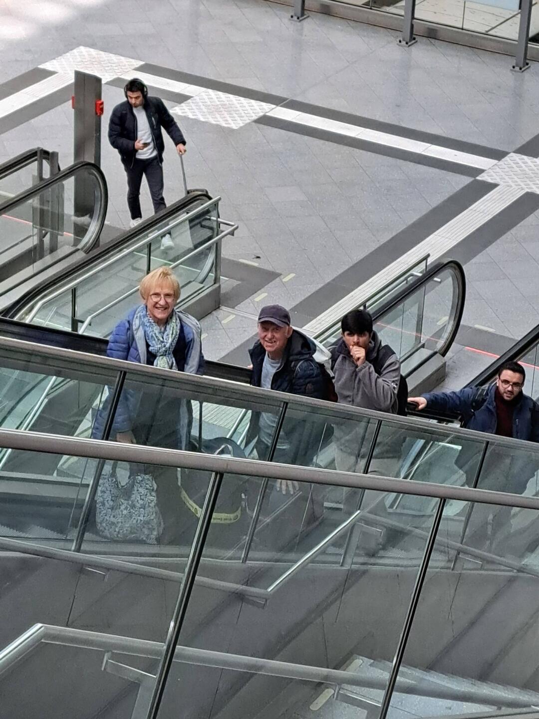 Unsere Mitreisenden treffen ein