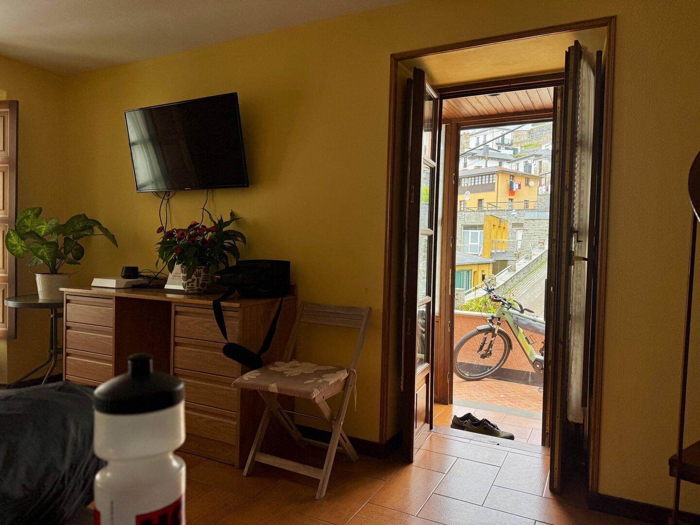 Das Rad immer im Blick aus der FeWo