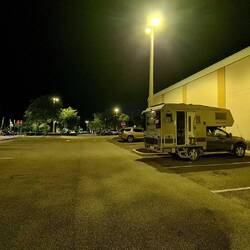 Stellplatz auf dem Publix PP