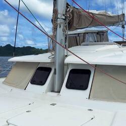 kein Segel mehr oben. Maschine Marsch