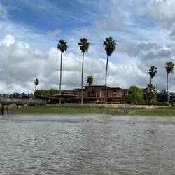 A nice mansion along the river