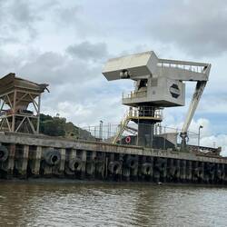 Some river industry approaching Petaluma