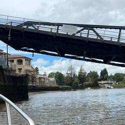 D-Street Bridge opening.