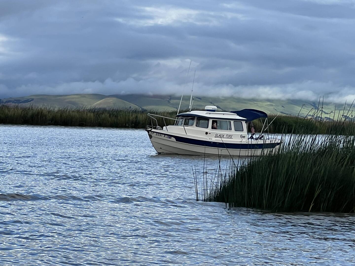 Slack Time departing Wheeler Island Duck Club