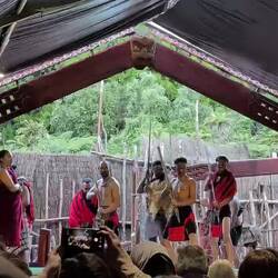 The haka, a beloved dance that served to prepare men for warfare and intimidate the enemy