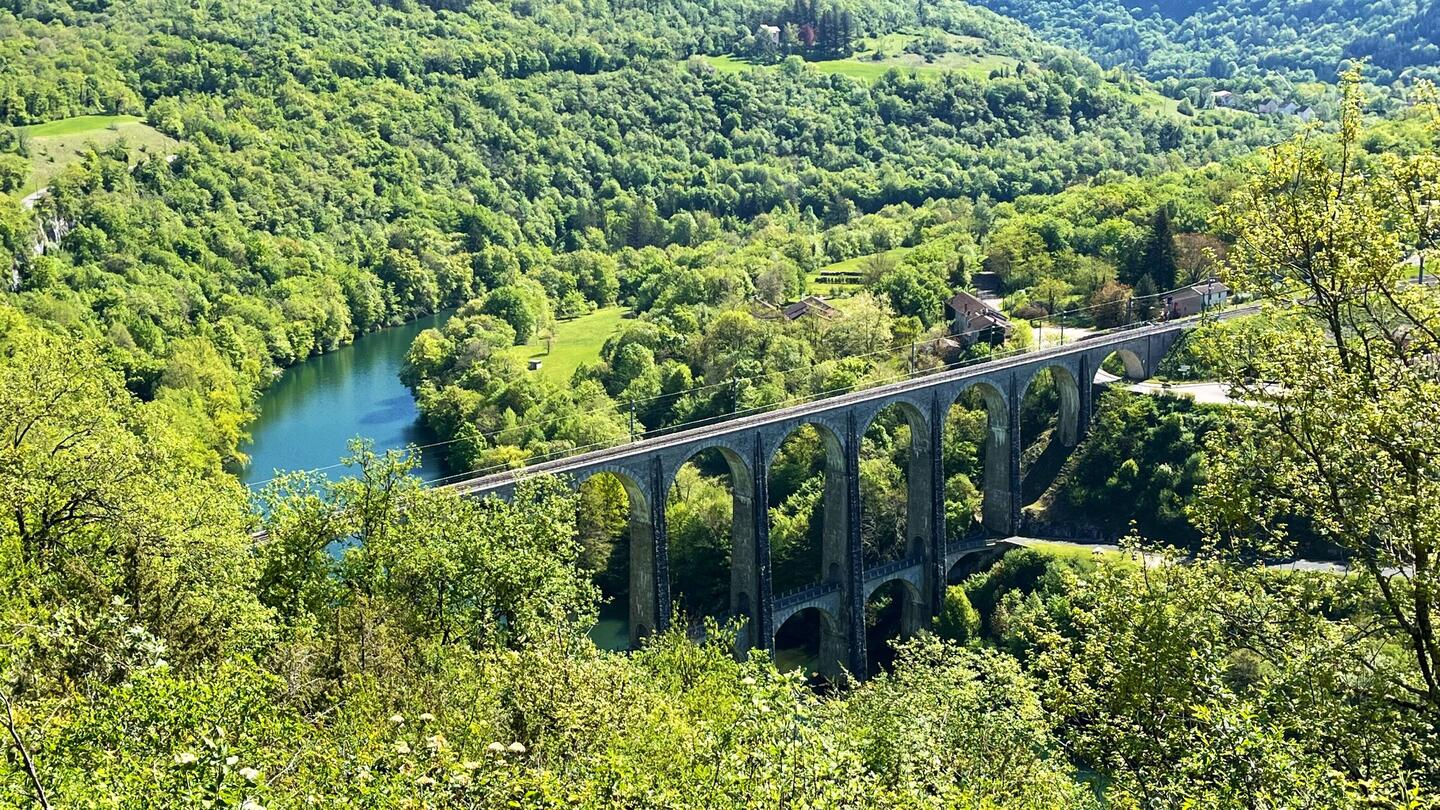 Noch ein Blick von oben auf das Viadukt...