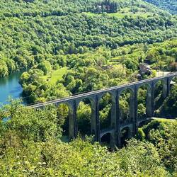 Noch ein Blick von oben auf das Viadukt...
