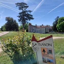 Outside the walled garden was a potters workshop in part of the medieval village