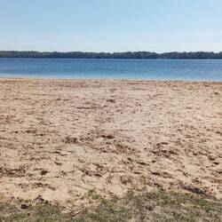 Strand am Stausee