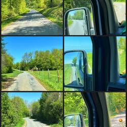 Heute wieder abenteuerliche Strecken, aber der Alpa folgt 😎