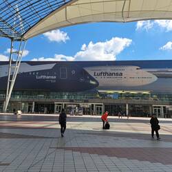 Ankunft am Flughafen