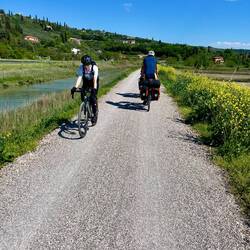 On fait le tour des salines avant la frontière croate