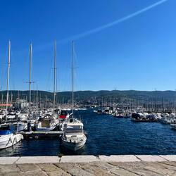 Départ par le port de Trieste