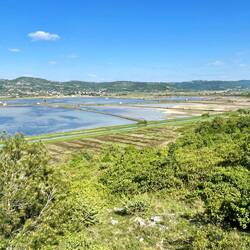 Vue panoramique sur les salines