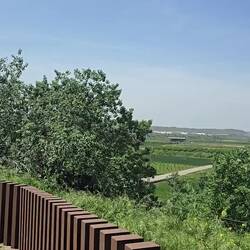 The outside of the albergue