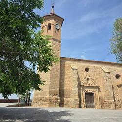 The church outside our albergue tonight.
