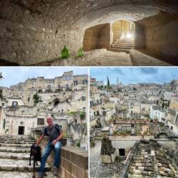 Matera's erste Wohnungen entstanden in der Steinzeit vor weit mehr als 9000J. u.sind noch gut erhalt
