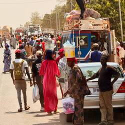 Markt in Gambia