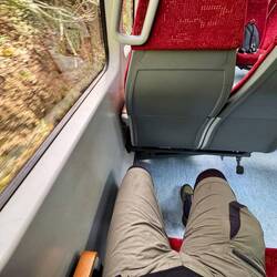 Großzügiger Sitzabstand