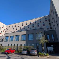 Rückansicht des Hotels