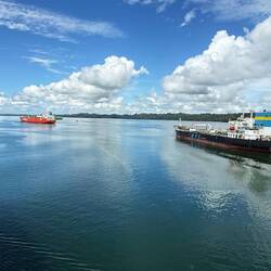 Auf dem Gatun-See