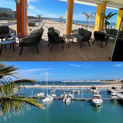 schöne Plätze,aber hier sitzt niemand.Zu laute Blechklang Musik Zwangsbeschallung 🙉