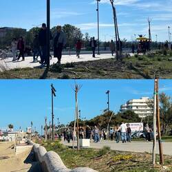 ..doch nach der Siesta bis spät in den Abend herrscht hier Völkerwanderung 🤪