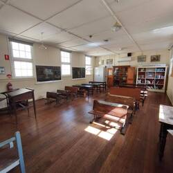 Schulzimmer aus den 20-er Jahren im Museum of the Great Southern