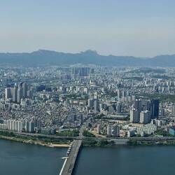 Bukhansan gut sichtbar