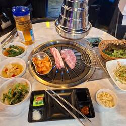 Habe heute koreanisches Barbecue gegessen