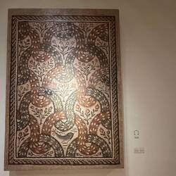Plant mosaic, 4th century AD