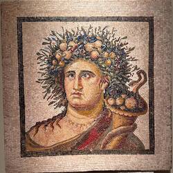 Mosaic with Genius of the Year, 2nd century AD