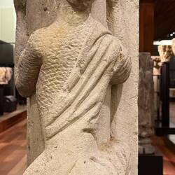 The Pillar of Lust (12th century) is a Romanesque capital from Silos, carved with erotic figures.