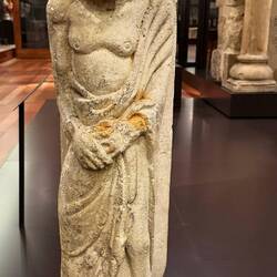 The Pillar of Lust (12th century) is a Romanesque capital from Silos, carved with erotic figures.