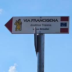 The sign I'm used to seeing: "Brindisi"