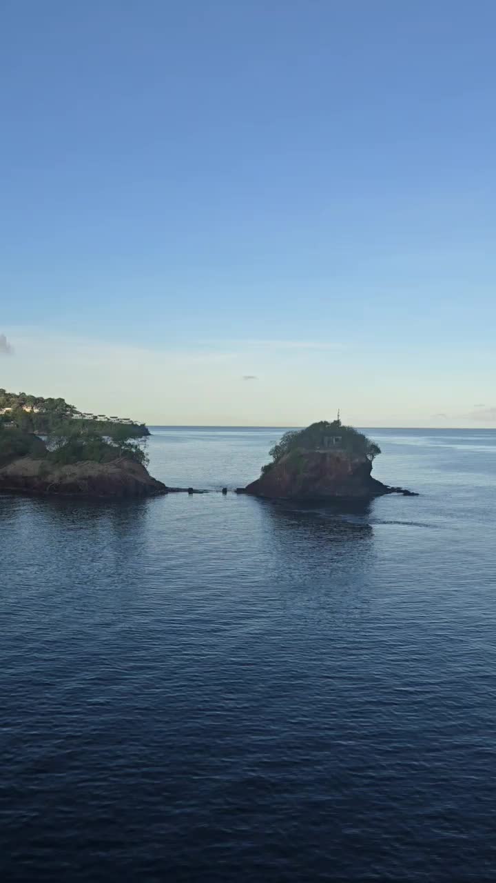 Einlaufen im Hafen von St.Lucia