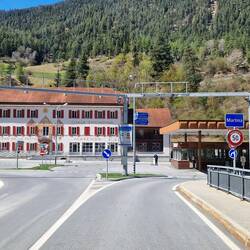 Grenzübergang Österreich/Schweiz