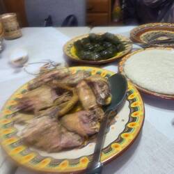 "Boy Chicken" Samale and white polenta