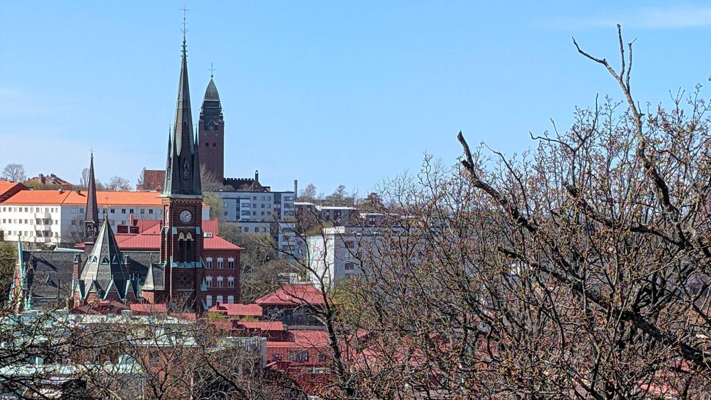 Selbst Göteborg kann man von oben fotografieren - ok. nicht ganz soweit oben