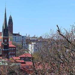 Selbst Göteborg kann man von oben fotografieren - ok. nicht ganz soweit oben