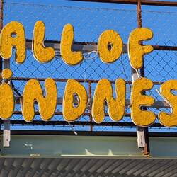 Beschriftung bei der Sauna- und Badelandschaft