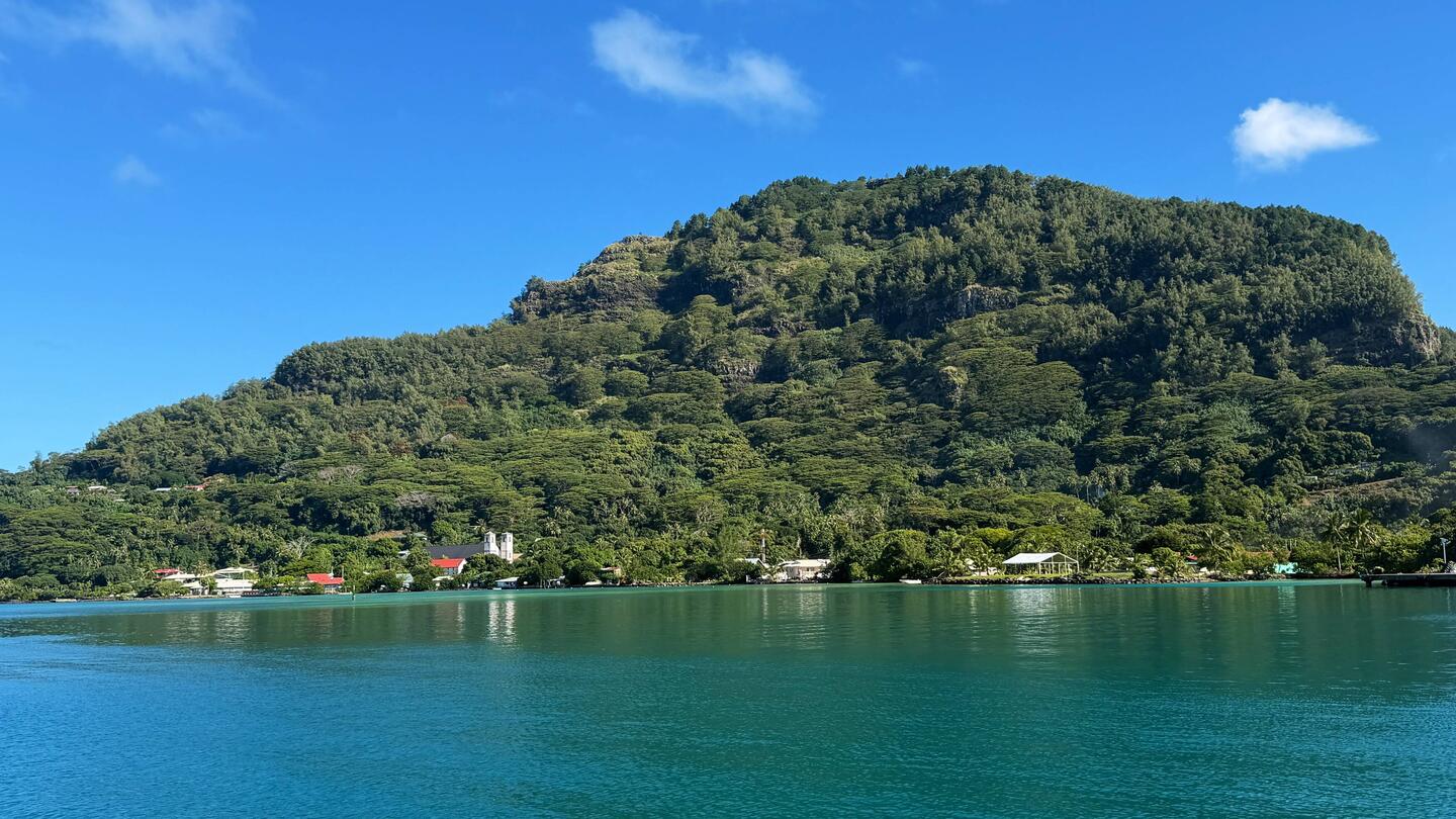 die Bucht vor Rikitea 😀