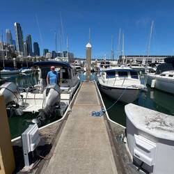 A few more of the C-Dorys with San Francisco in the background